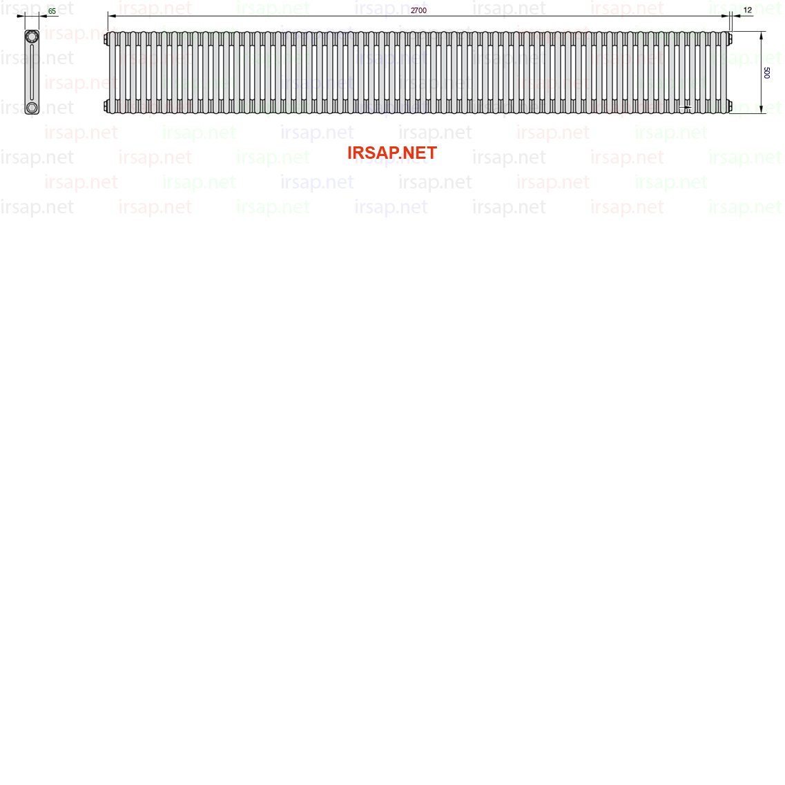 Радиатор IRSAP Tesi 20500/60 T14 CL 01